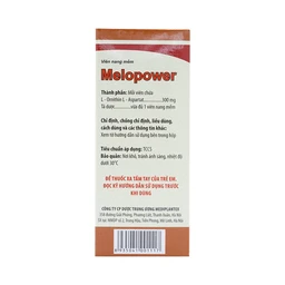 Viên nang mềm Melopower 300mg Mediplantex điều trị bệnh gan (12 vỉ x 5 viên)