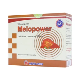Viên nang mềm Melopower 300mg Mediplantex điều trị bệnh gan (12 vỉ x 5 viên)