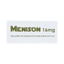 Thuốc Menison 16mg Pymepharco điều trị rối loạn nội tiết, viêm khớp, bệnh collagen (3 vỉ x 10 viên)