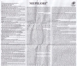 Viên nang cứng Mepilori 40 OPC điều trị bệnh trào ngược dạ dày, loét dạ dày tá tràng (2 vỉ x 7 viên)