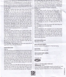 Thuốc Mesalazine 500mg SaviPharm điều trị viêm loét đại tràng (10 vỉ x 10 viên)