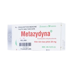 Thuốc Metazydyna 20mg Polpharma điều trị đau thắt ngực (2 vỉ x 30 viên)