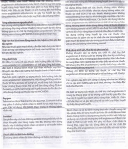 Viên nén Micardis 80mg Boehringer điều trị tăng huyết áp vô căn (3 vỉ x 10 viên)