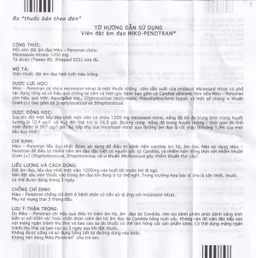 Viên đặt âm đạo Miko-Penotran MEGA We care điều trị nấm candida âm đạo (1 viên)