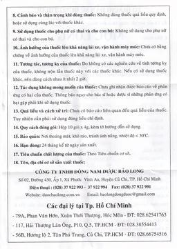 Viên hoàn cứng Mộc Long nhuận mát gan, chữa phong ngứa (10 gói x 4g)