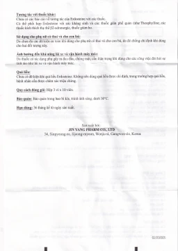 Viên nang cứng Mufphy 300mg Jin Yang Pharm điều trị bệnh hô hấp cấp và mạn tính (3 vỉ x 10 viên)