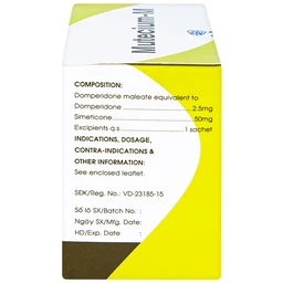 Thuốc bột uống Mutecium-M Mekophar điều trị ăn không tiêu, đầy hơi, chướng bụng (30 gói x 1g)