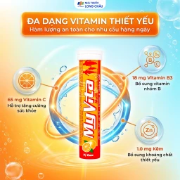 Viên sủi giúp bổ sung Vitamin MyVita Multi SPM vị cam (20 viên) 3