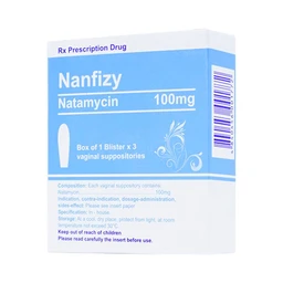 Thuốc Nanfizy Farmaprim điều trị nấm âm đạo (1 vỉ x 3 viên)