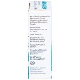 Thuốc xịt mũi Nasonex Bayer điều trị viêm mũi dị ứng (60 liều)