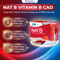 Viên uống bổ sung vitamin nhóm B NAT B MEGA We care (3 vỉ x 10 viên) 2