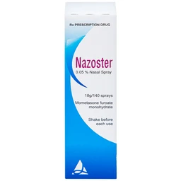 Hỗn dịch xịt mũi Nazoster 0.05% Nasal Spray Santa điều trị viêm mũi dị ứng (18g)