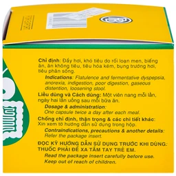 Men tiêu hóa Neopeptine Raptakos hỗ trợ điều trị đầy hơi, khó tiêu, biếng ăn (10 vỉ x 10 viên) 