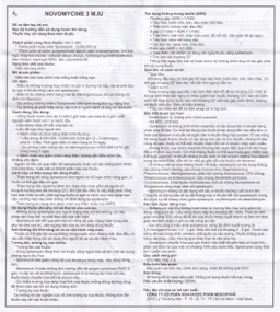 Thuốc Novomycine 3 M.IU Mekophar điều trị nhiễm khuẩn đường hô hấp, da và sinh dục ( 2 vỉ x 5 viên)