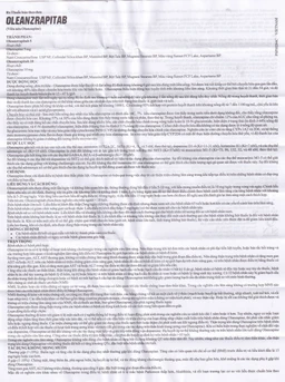 Viên nén Oleanzrapitab 10 Sun Pharma điều trị tâm thần phân liệt (5 vỉ x 10 viên)