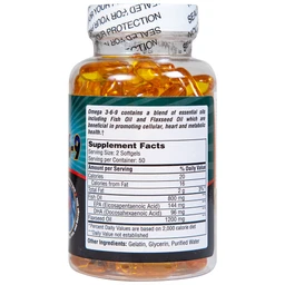 Viên uống hỗ trợ tim mạch, giảm nguy cơ xơ vữa động mạch Omega 3-6-9 Pharmekal (100 viên)