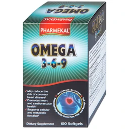 Viên uống hỗ trợ tim mạch, giảm nguy cơ xơ vữa động mạch Omega 3-6-9 Pharmekal (100 viên)
