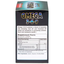 Viên uống hỗ trợ tim mạch, giảm nguy cơ xơ vữa động mạch Omega 3-6-9 Pharmekal (100 viên)