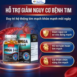 Viên uống hỗ trợ tim mạch, giảm nguy cơ xơ vữa động mạch Omega 3-6-9 Pharmekal (100 viên) 3