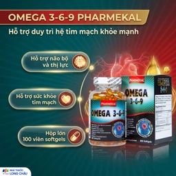 Viên uống hỗ trợ tim mạch, giảm nguy cơ xơ vữa động mạch Omega 3-6-9 Pharmekal (100 viên) 2