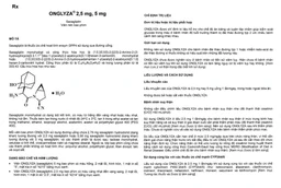 Viên nén Onglyza 5mg AstraZeneca hỗ trợ ăn kiêng, kiểm soát đường huyết (2 vỉ x 14 viên)