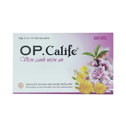 Viên Canh Niên An Op.Calife OPC giảm các triệu chứng tiền mãn kinh ở phụ nữ (5 vỉ x 10 viên)