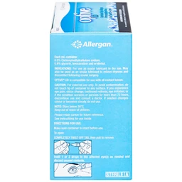 Thuốc nhỏ mắt Optive UD Allergan làm trơn mắt, giảm triệu chứng khô mắt (30 ống x 0.4ml)