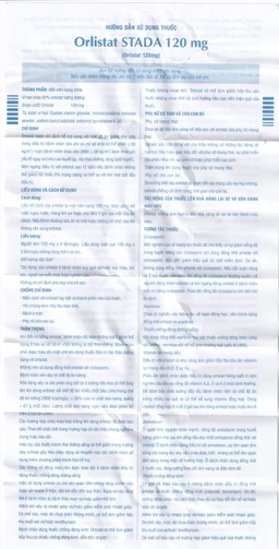 Thuốc Orlistat Stada 120mg hỗ trợ giảm nhẹ calo cho bệnh béo phì (2 vỉ x 21 viên)