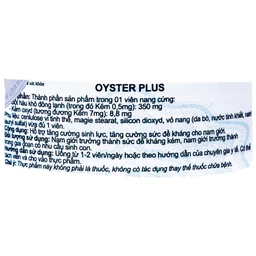 Viên hỗ trợ tăng cường sinh lực nam giới Oyster Plus Goodhealth (60 viên)