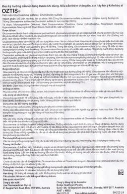 Thuốc Oztis Bridge Healthcare giảm triệu chứng của viêm khớp gối nhẹ và trung bình (6 vỉ x 10 viên)