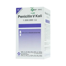 Thuốc Penicilin V Kali 1.000.000 I.U Vidipha điều trị và dự phòng các chứng nhiễm khuẩn (10 vỉ x 10 viên)