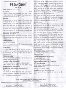 Kem bôi da Pesancidin Medipharco điều trị nhiễm trùng da (10g) 