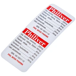 Viên nang mềm Philiver Phil Inter Pharma điều trị bệnh gan mạn tính, gan nhiễm mỡ (12 vỉ x 5 viên)