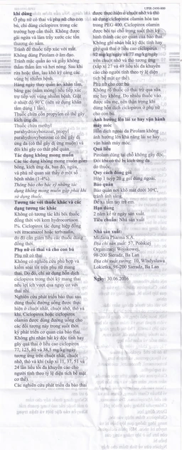 Gel bôi da Pirolam Medana điều trị các bệnh nấm da, nấm da đầu, nấm da chân (20g)