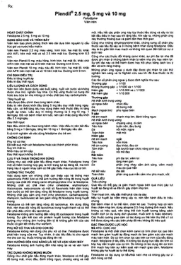 Viên nén Plendil 5mg AstraZeneca điều trị tăng huyết áp, đau thắt ngực (3 vỉ x 10 viên)