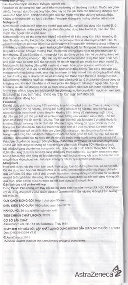 Viên nén Plendil Plus AstraZeneca điều trị tăng huyết áp (30 viên)