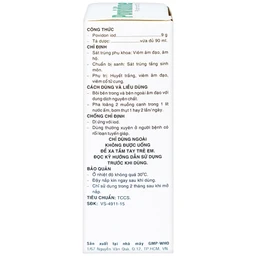 Dung dịch phụ khoa Povidine 10% Pharmedic sát trùng phụ khoa, viêm âm đạo, âm hộ (90ml)