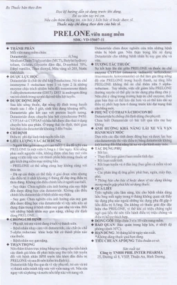 Thuốc Prelone 0.5mg Phil điều trị phì đại lành tính tuyến tiền liệt (3 vỉ x 10 viên) 