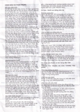 Thuốc Primperan 10mg Sanofi điều trị triệu chứng nôn và buồn nôn (2 vỉ x 20 viên) 