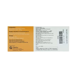 Thuốc Promto 20mg Getz điều trị loét dạ dày, tá tràng (1 vỉ x 10 viên)