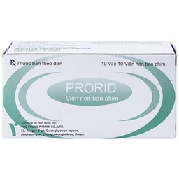 Thuốc Prorid 5mg Yoo Young điều trị tăng sản tuyến tiền liệt lành tính (10 vỉ x 10 viên)