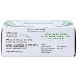 Thuốc Prorid 5mg Yoo Young điều trị tăng sản tuyến tiền liệt lành tính (10 vỉ x 10 viên)