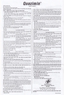 Siro Quazimin OPV điều trị triệu chứng suy nhược chức năng (4 vỉ x 5 ống x 5ml)