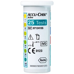 Que thử đường huyết Accu Chek Active (25 que)