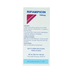 Thuốc Rifampicin 150mg Mekophar điều trị lao, phong (250 viên)