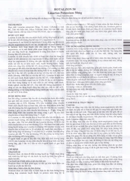 Thuốc Rotalzon 50mg Atlantic điều trị tăng huyết áp (6 vỉ x 10 viên)