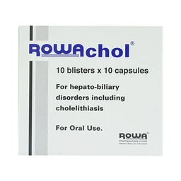 Thuốc Rowachol Rowa điều trị làm tan sỏi đường mật (10 vỉ x 10 viên)