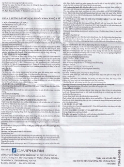 Thuốc Ryzonal Davipharm điều trị hội chứng đốt sống cổ, viêm quanh khớp vai (6 vỉ x 10 viên)