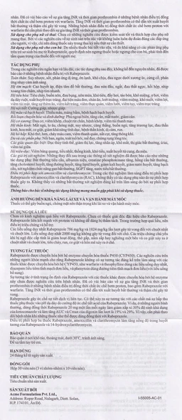 Thuốc Sanaperol điều trị bệnh trào ngược dạy dày, thực quản (3 vỉ x 10 viên)