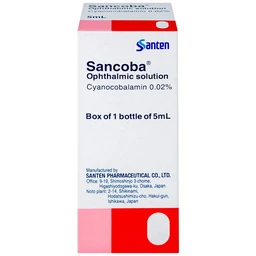Thuốc nhỏ mắt Sancoba Santen cải thiện sự dao động về điều tiết trong chứng mỏi mắt (5ml) 